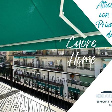 Wh - Cuore Home - Attico Monolocale Con Parcheggio Gratuito - 5 Minuti Dal Centro - Wifi سانريمو المظهر الخارجي الصورة